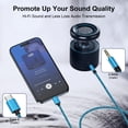 thumbnail image 3 of 3 Pack USB C to 3.5mm Audio Aux Jack Cable, Type C to 3.5mm Headphone Car Stereo Cord Aux to USB C 3.3FT Audio Cable Compatible with iPhone 15 Pro Max 15 Plus, Samsung Galaxy S24 S23 S22, Blue, 3 of 7