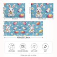 thumbnail image 2 of Yayeee Pillowcase Queen Size Set of 2 Satin Wrinkle Resistant Pillow Case, Easter Bunny Pattern, 2 of 8