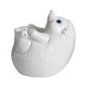 thumbnail image 4 of Maceta de flores en forma de animal mesa de figura decorativa novedad decorativa de cerámica maceta de cerámica para el estante de café espacio Hedgehog White, 4 of 8