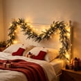 thumbnail image 5 of 2026 Christmas Indoor Home Decor Artificial Green Plants Pines And Imitation Rattan Christmas Home Dining Table Green Plants Decoration Window Ornaments, 5 of 5