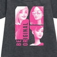 thumbnail image 2 of Barbie - Be Original Squares - Toddler And Youth Girls Fleece Dress, 2 of 4