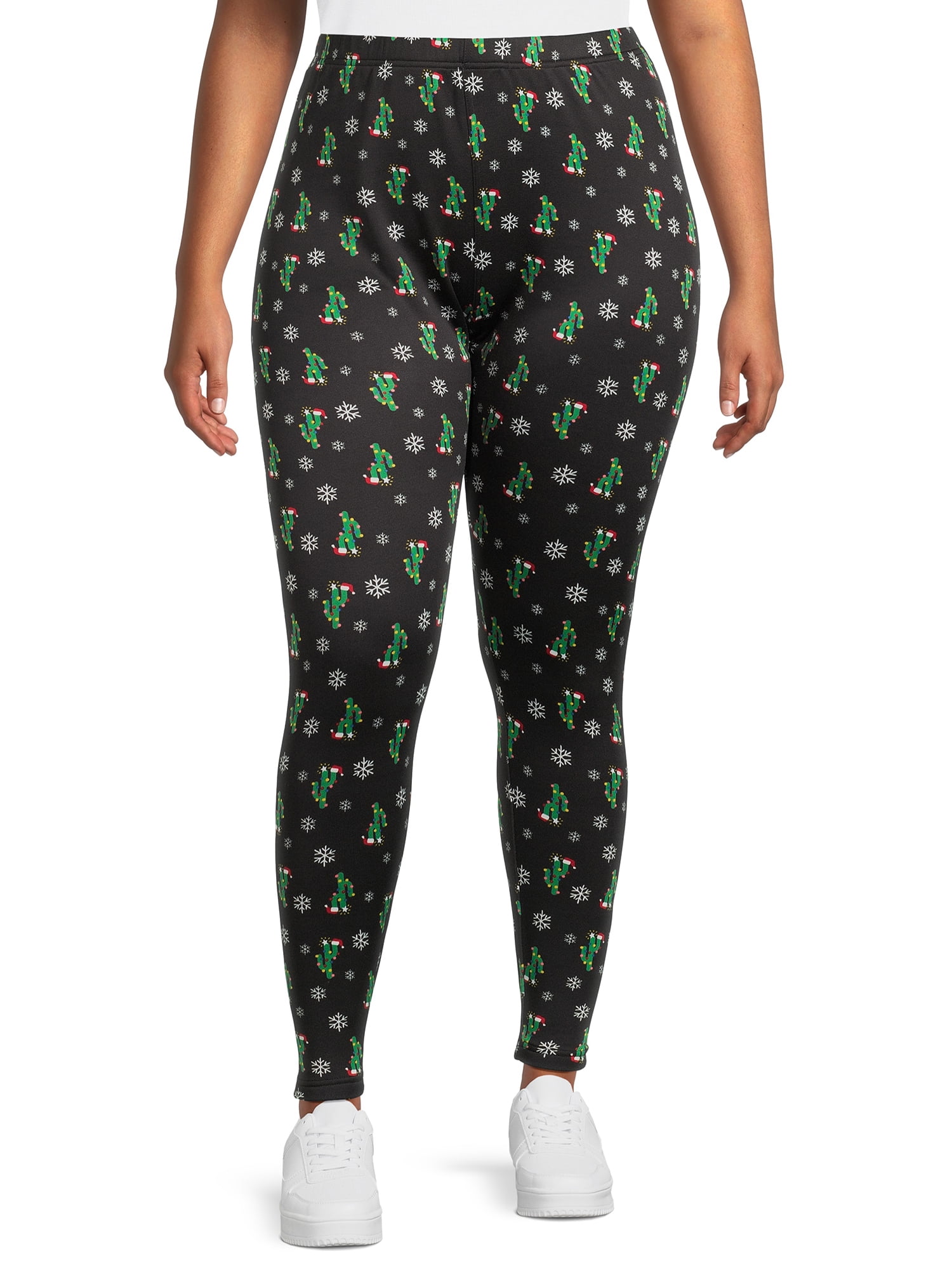 Christmas Women's Plus Size Brushed Leggings from Feeling Festive