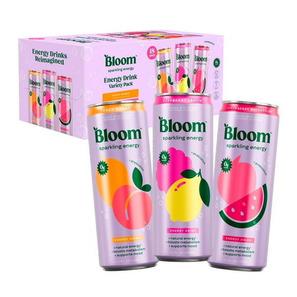 Bloom Sparkling Energy 12 fl. oz., 18 pk.
