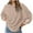 Khaki, variant on Enjoytime Womens Shirts 2025 Crewneck Solid Color Pullover Basic Tops Long Sleeve Shirt Top Women Winter Clothing