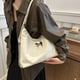 thumbnail image 1 of Bolso Grande para Mujer | Bolso de Hombro Moderno con Correa Ajustable | Amplio Bolso Multibolsillos para Viajes, Uso Diario, Recados y Compras | Resistente, Ligero, Gris, Rosa y Blanco, 1 of 6