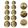 thumbnail image 6 of Buttons Button Metal Sewing Gold Blazer Vintage Suit Replacement Decorative Brass Coat Jeans Craft Clothes, 6 of 9
