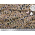thumbnail image 2 of Soimoi polyester Crepe Fabric Animal Skin Texture Print Fabric by the Yard 52 Inch Wide, 2 of 3