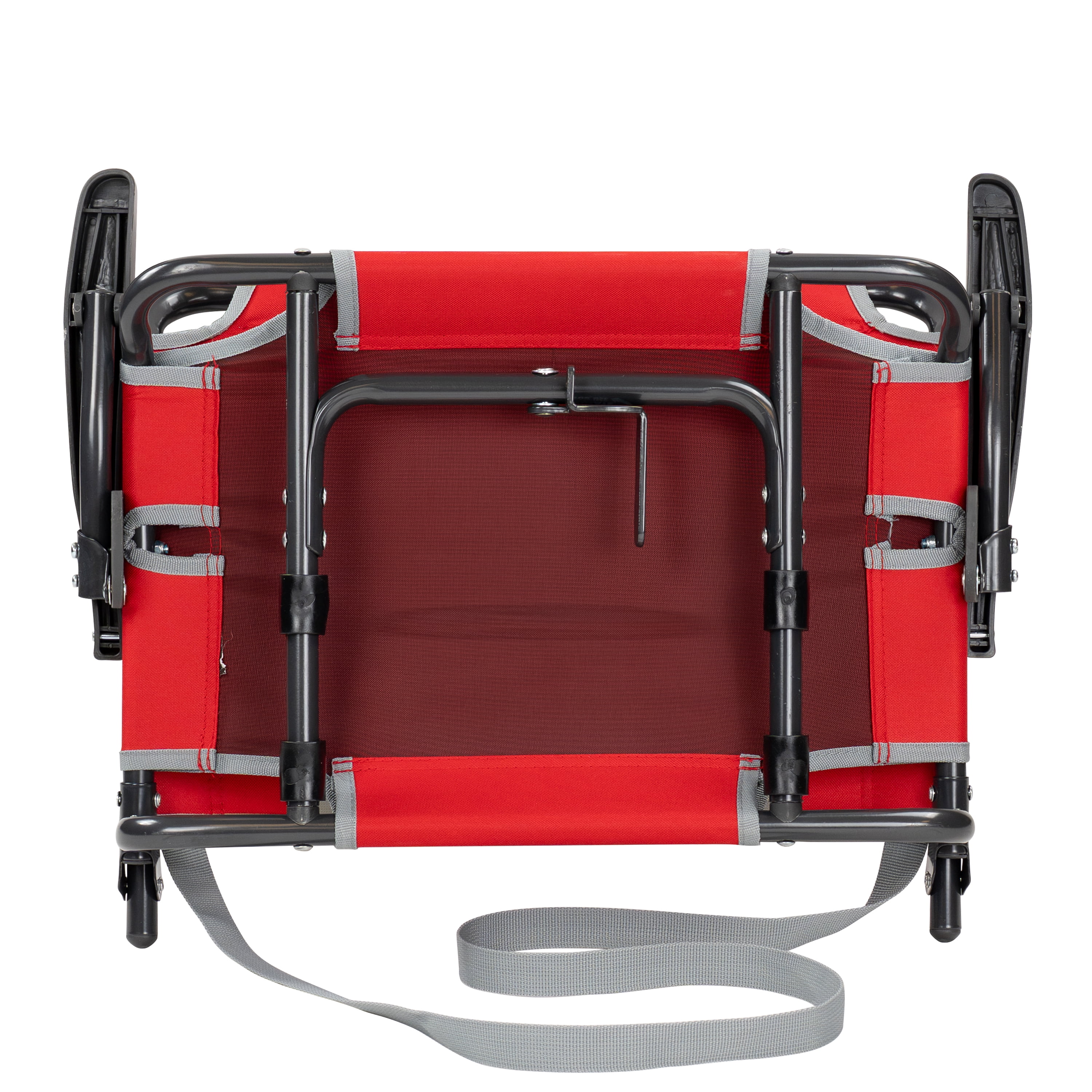 GCI Outdoor Big Comfort Stadium Seat with Armrests Red Bleacher Chair for Back Support