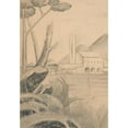 thumbnail image 3 of Viking Eggeling 18x24 Black Modern Framed Museum Art Print Titled - Study for ‘Landscape I’ (1915), 3 of 5