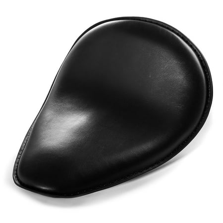 - Motorcycle Slim Solo Seat Leather Low Profile Cushion for Cruiser Bobber Chopper Harley Honda Yamaha Suzuki Kawasaki