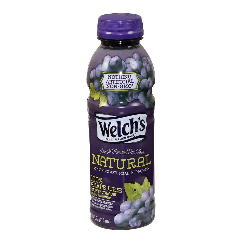 Welchs Mighty Concord 100 Percent Natural Grape Juice, 14 Ounce 12 per case.