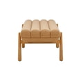 thumbnail image 6 of Julianna Sunflower Yellow Heavy Linen Bench, 6 of 8