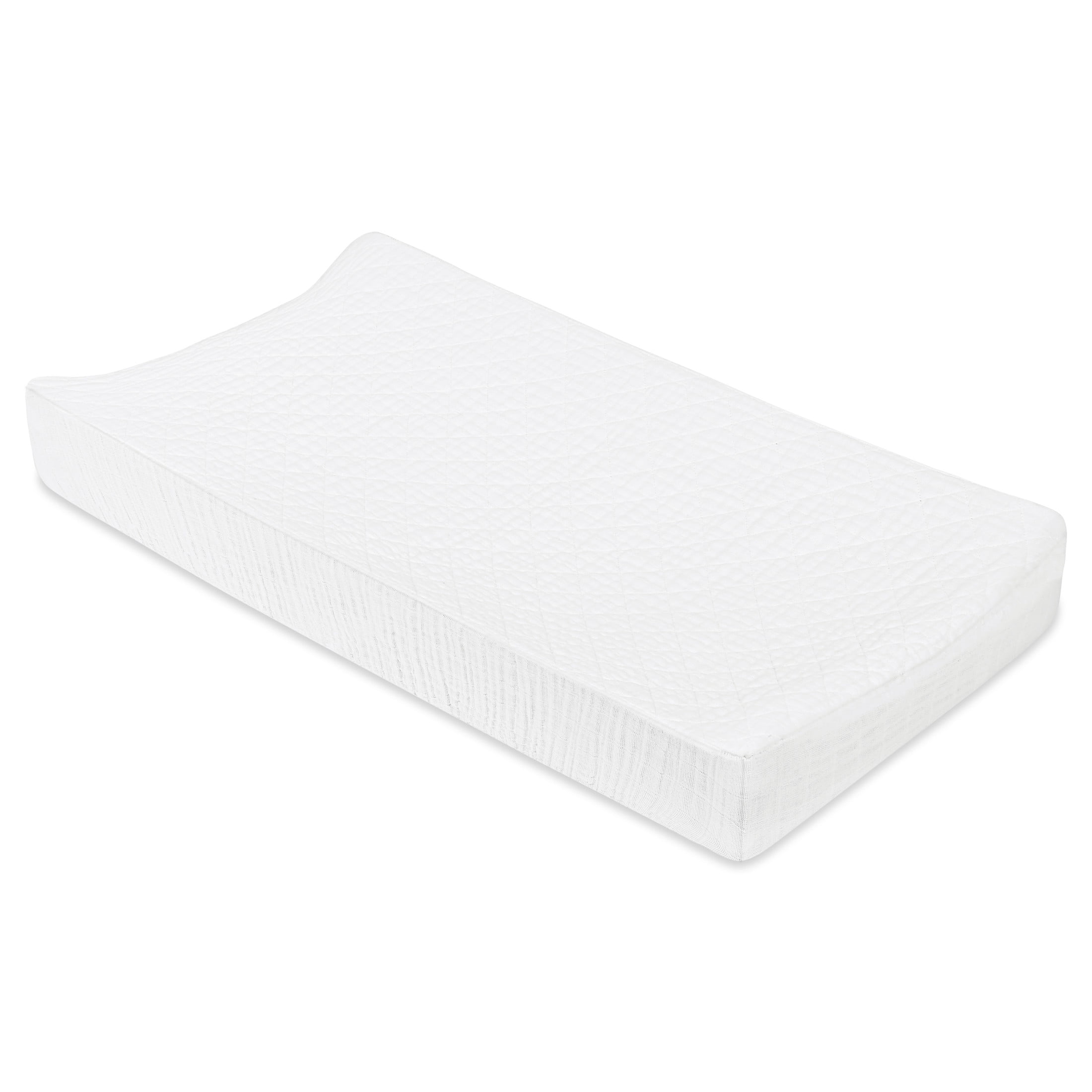 Babyletto Quilted Changing Pad Cover in GOTS Certified Organic Muslin Cotton