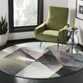 thumbnail image 7 of SAFAVIEH Porcello Jayme Abstract Prism Area Rug, Grey/Multi, 6'7" x 9', 7 of 7