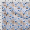 thumbnail image 4 of oneOone Velvet Light Brown Fabric Beach Sewing Craft Projects Fabric Prints By Yard 58 Inch Wide, 4 of 4