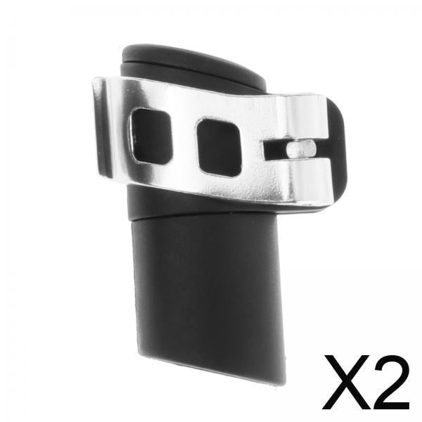 2x Bloqueo De Bastón De Trekking, Bloqueo Rápido, Bloqueo De Palanca, Bloqueo De Bastón De Repuesto, Hebilla Plateada De 18mm