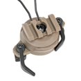 thumbnail image 2 of Beige Helmet Rail Adapter Bracket Arc Rail Adapter Hanger Bracket For Left And Right Helmets, 2 of 5