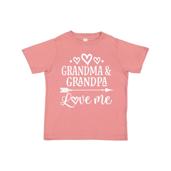 Inktastic Grandma Grandpa Love Me Grandchild Boys or Girls Toddler T-Shirt