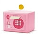thumbnail image 1 of Alcancía para Niños, Caja de Ahorro de Dinero con Contraseña y Huella Dactilar, Cajero Automático Seguro para Monedas, Regalo de Cumpleaños, Color Rosa, 1 of 6