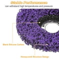 thumbnail image 4 of Unique Bargains 5pcs Strip Discs Stripping Wheels 4-1/2'x7/8' Rust Remover Abrasive Discs for Remove Paint Coating Rust, Purple, 4 of 6