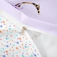 thumbnail image 4 of Manfei Teens Purple Bow Personalized Initial S Twin Bedding,Kids Girls Cheetah Print Letter Monogrammed Duvet Cover Set,Ultra Soft Home Decor,2pcs,No Comforter, 4 of 6