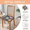 thumbnail image 2 of Pioneer Flower Seat Covers for Dining Room Chairs Set Of 4,Stretch Printed Washable Chair Seat Cover with Elastic Ties and Button,Removable Waterproof Couch Cushion Covers, 2 of 6