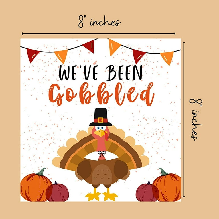 youve-been-gobbled-thanksgiving-game-sheets-40-pack-8x8-inches-standard-paper-size-happy-thanksgiving-youve-been-gobbled-holiday-office-neighborhood-desk-turkey-youve-been-booed-thanksgiving-walmart-com for You Ve Been Gobbled Free Printable Youve Been Gobbled Thanksgiving Game Sheets 40 Pack 8x8