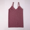 thumbnail image 4 of LNWUY Women's V-Neck Slimming Ribbed Sleeveless Sports Vest, Summer Casual Breathable Comfort Fashionable Strappy Vest Red S, 4 of 9