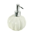 thumbnail image 5 of yotijay Ceramics Soap Dispenser Creative Countertop Soap Dispenser Pumpkin Shaped Bottle White, 5 of 9