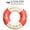 Red 70-A, variant on Anchor Inflatable Pool Float Ring, Thickened PVC Swim Tube for Beach and Summer Pool Party