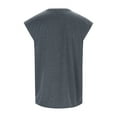 thumbnail image 4 of Men's Sleeveless Tank Tops Crewneck Solid Loose Fit Workout T Shirts Fitness Vest Athletic Shirts, 4 of 7