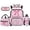 Baseball Leopard Pink Bow, variant on Pzuqiu Camo Bow Backpack for School Kids Girls 8-9 TeenBookbag with Lunch Box Set Book Bags for Girls Ages 10-12 Student School Bags with Lunch Bag Pencil Case Water Bottle Bag Back to School