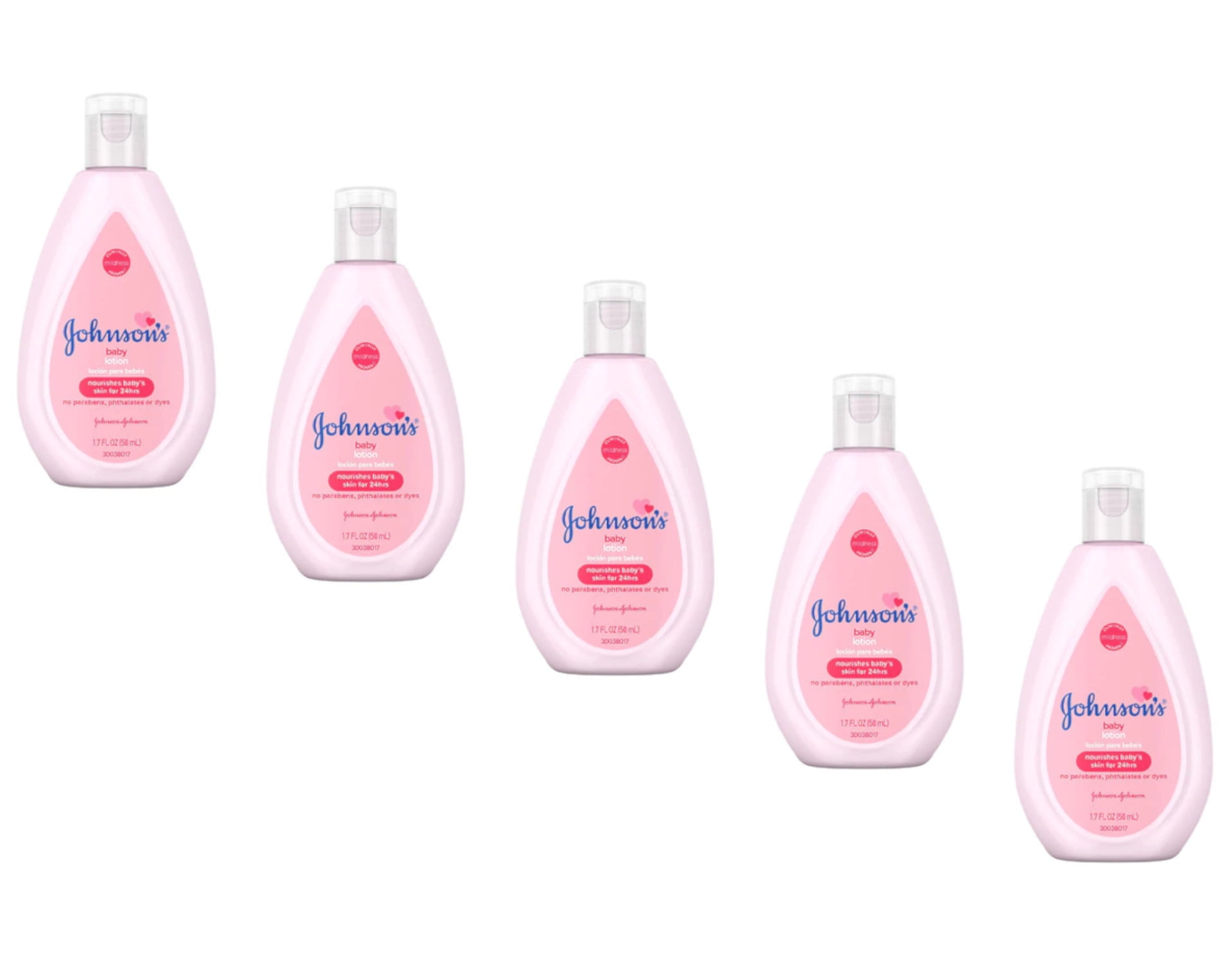 Johnson's Baby Lotion, With Coconut Oil, 1.7 fl oz (5 pack)