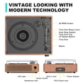 thumbnail image 2 of Tocadiscos Seasonlife Vintage con tocadiscos de vinilo con altavoces, 2 of 8