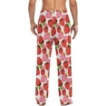 thumbnail image 2 of GZHJMY Strawberry Pajama Pants, Men's Drawstring Lounge Pants, Casual Pajama Bottoms with Pockets, Christmas New Year Birthday Gifts, X-Large, 2 of 7