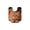 Orange, variant on Cute Cat Pattern U-Shaped Toilet Mat, Diatomaceous Earth Absorbent Non-Slip Bath Rug, Quick Dry Soft Floor Mat for Toilet, Bathroom, Entryway and Home Washroom Decoration, 20*16in, Dark Gray