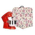 thumbnail image 6 of TSOVTHRID Hummingbird Cherry Blossom Print Mixer Cover Foldable Waterproof Stand Mixer Dust Cover Compatible with 6-8 Quart Stand Mixer Portable Dustproof Small Appliance Covers,L, 6 of 7