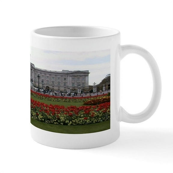 CafePress - Buckingham Palace Mug - 11 oz Ceramic Mug - Novelty Coffee Tea Cup