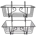 thumbnail image 4 of 2Pcs Balcony Hanging Planter Shelf Hanging Flower Pot Holder Railing Plant Hanger for Fence, 4 of 8