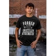 thumbnail image 4 of Forged in Lord's Strength Christian Men's Graphic T Shirt Tees Brisco Brands S, 4 of 6