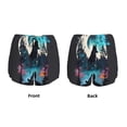 thumbnail image 3 of KLL Artistic Moon Valley Wolf Pattern Shorts Women,Athletic Shorts High Waisted Running Shorts Pocket Sporty Short Gym Elastic Workout Shorts-Small, 3 of 7