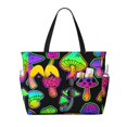 thumbnail image 1 of Easygdp Bright Mushrooms Bolsa de Viaje de Playa de Gran Capacidad, Bolsa Tote Perfecta para la Playa, Escapadas de Fin de Semana y Viajes, 1 of 7