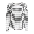 thumbnail image 5 of Time and Tru Women's Long Sleeve Hacci T-Shirt, 5 of 5