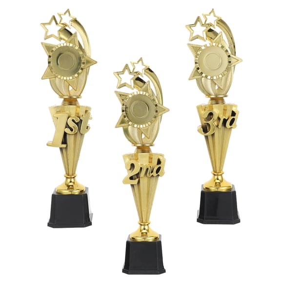 WEUVEB 3Ud Trofeo De En Plástico Para Reconocimiento En Eventos Deportivos