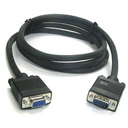 6 Ft SVGA VGA Monitor Extension Cable M/F - Male to Female Video PC 6 Foot
