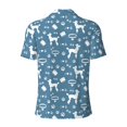 thumbnail image 4 of Rocae Poodle Dog for Men's Short Sleeve Polo Shirt, Quick Drying Performance Moisture Wicking Sports Men's Golf Shirt X-Large, 4 of 9