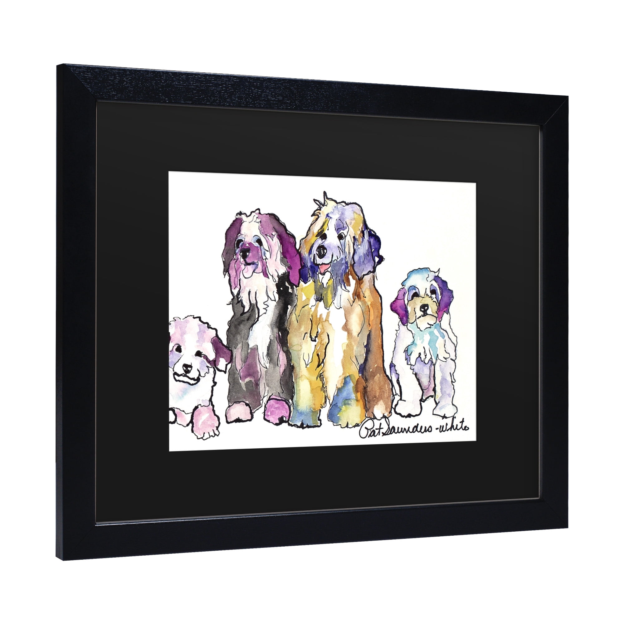 Trademark Fine Art 'The Gang' Canvas Art by Pat Saunders-White