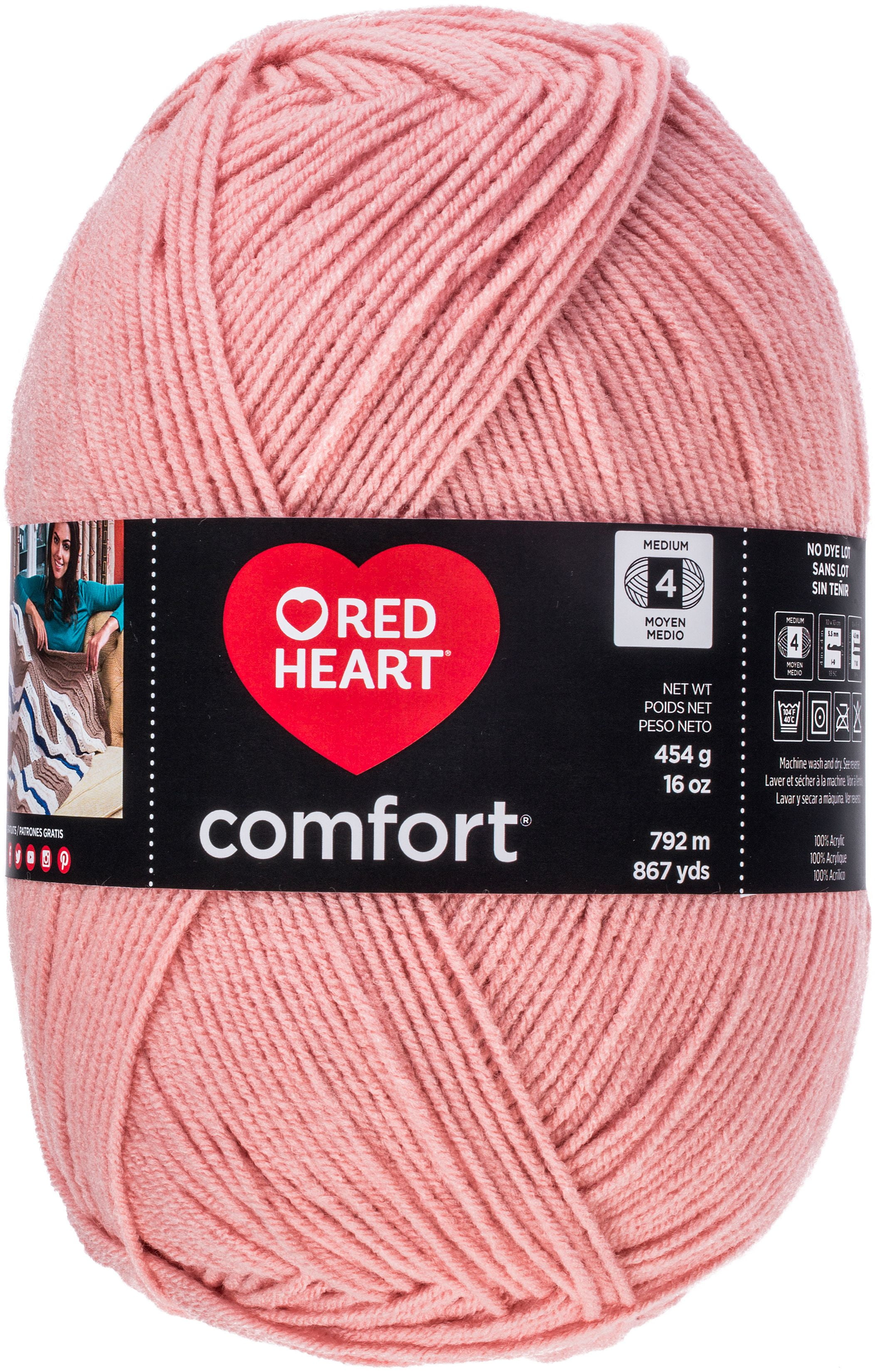 duft Haiku Forud type Red Heart Comfort Yarn-Petal Pink - Walmart.com