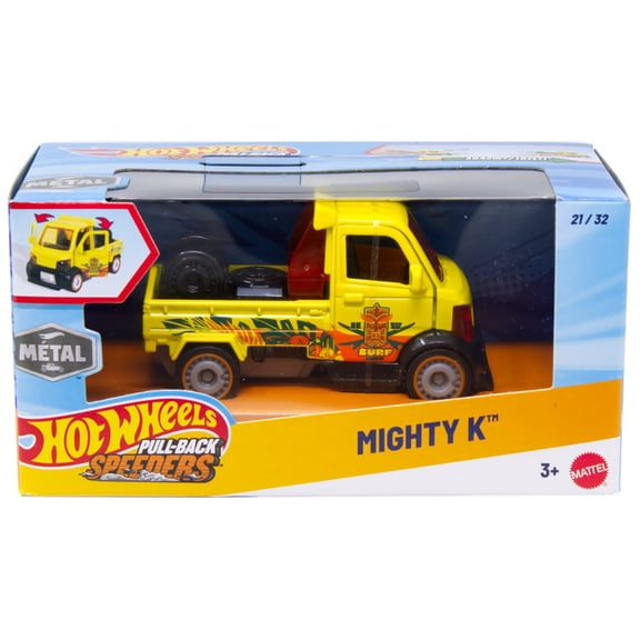 Hot Wheels Pull-Back Speeders Mighty K Diecast Pull-Back Car