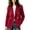 Wine, variant on LAJPXKHY Blazer for Women Lapel Collar Double Breasted Open Front Long Sleeve Lightweight Work Office Jackets(X-Large,Yellow)